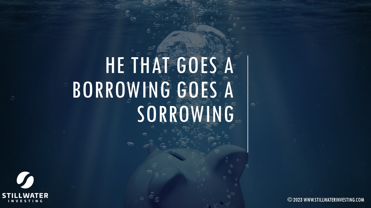 He that goes a borrowing goes a sorrowing,